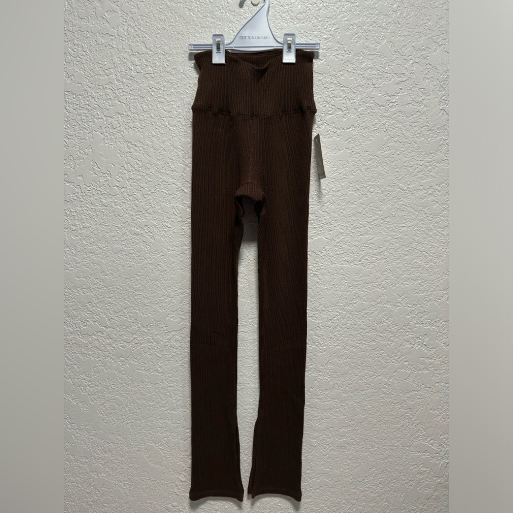 NWT Year Of Ours Flare Pants- Size XS- Color: brown